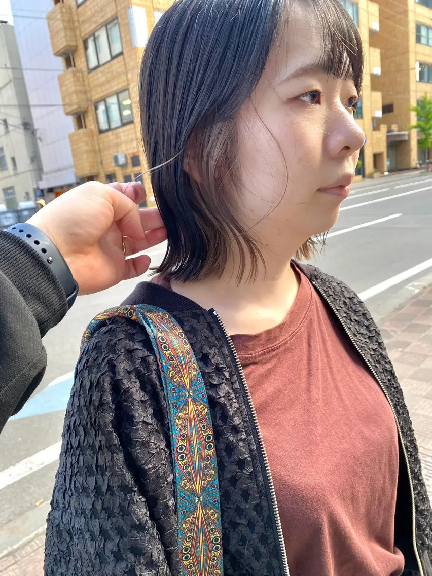 ショート カット ヘアカラー トリートメント 東田 恋のヘアスタイル