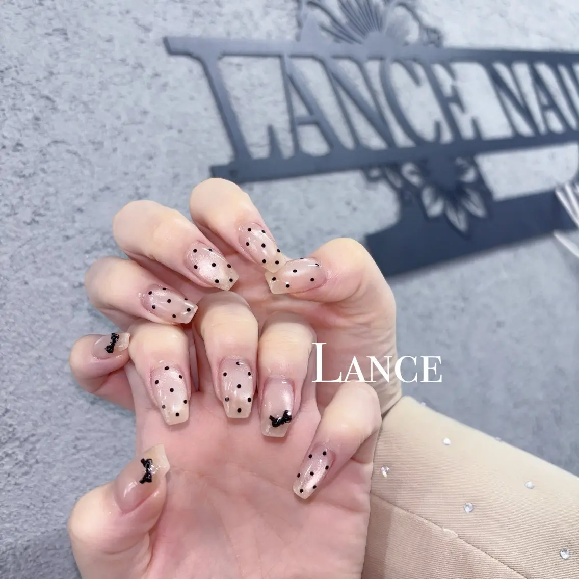 ネイル オーロラネイル フットネイル フレンチネイル ガラスフレンチ 氷ネイル・うるうるネイル ハンドネイル Lance nailのネイルデザイン