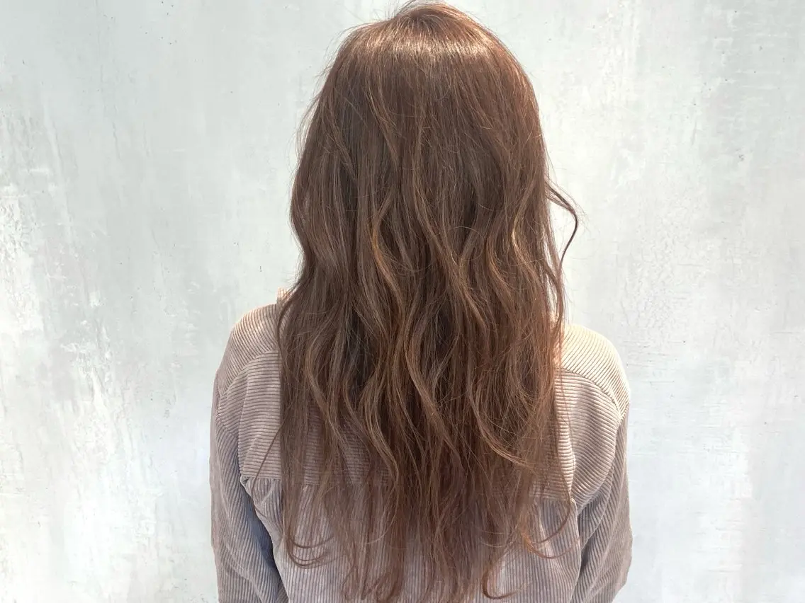 ロング カラー ベージュカラー ハイライトカラー ハイライト ヘアカラー トリートメント matka白髪ぼかし 大人ヘア/KEIKOのヘアスタイル