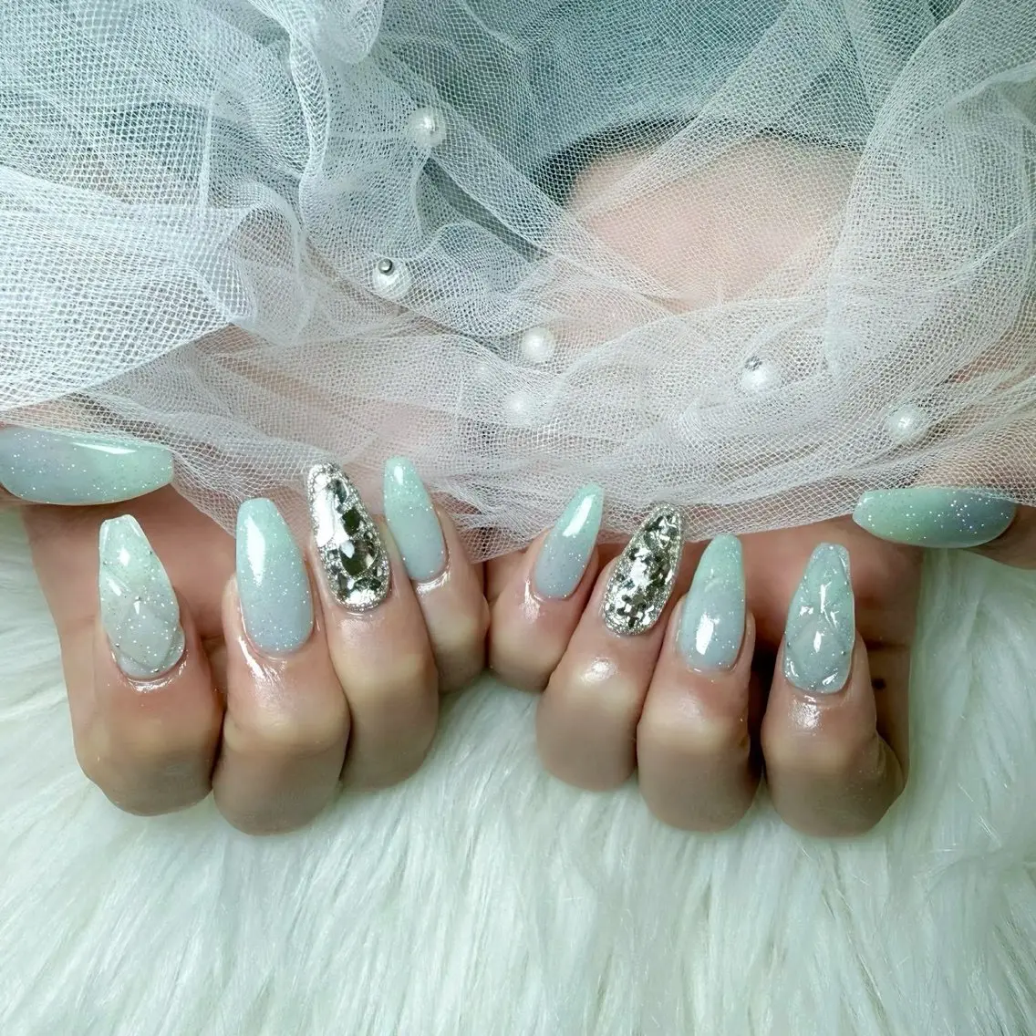 ネイル ジェルネイル 持ち込み ニュアンスネイル パラジェル シンプルネイル Y&L Nailのネイルデザイン