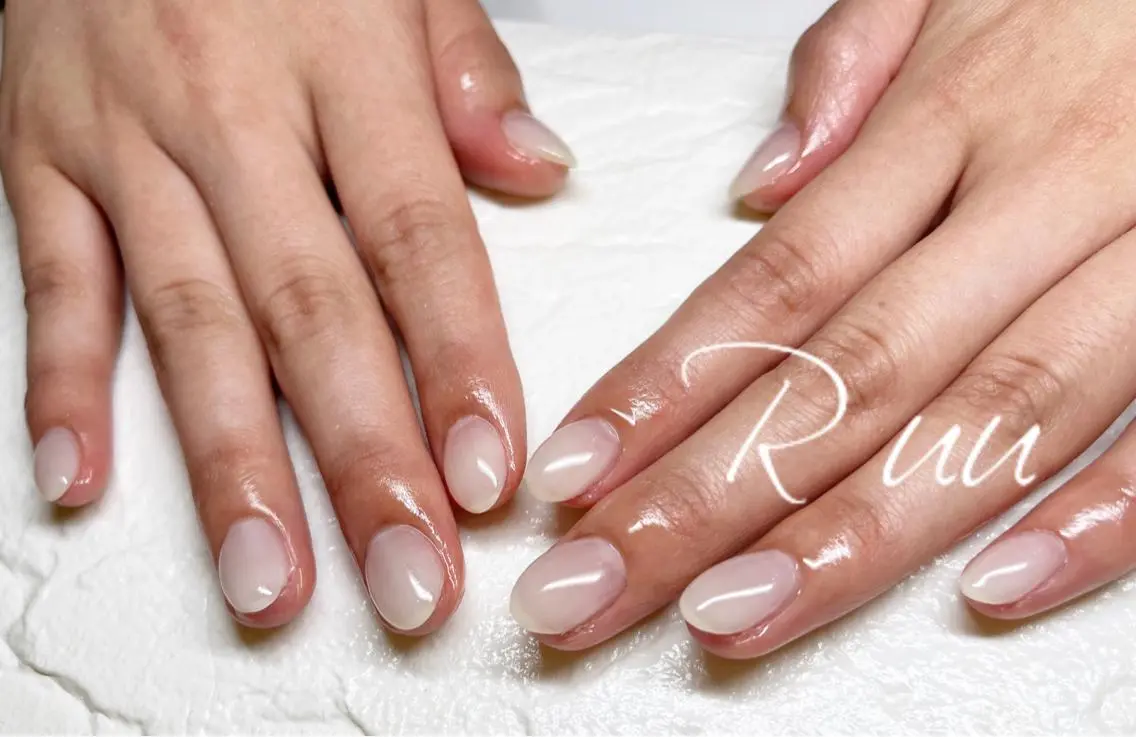 ネイル アートネイル フットネイル フレンチネイル キラキラネイル 韓国ネイル Nail salon Ruuのネイルデザイン