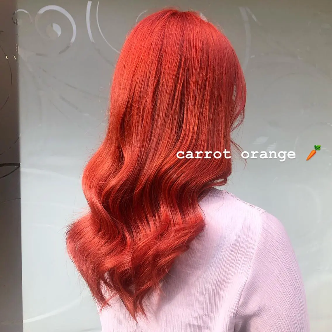 ロング カラー 韓国風カラー 韓国風ヘア 渋谷ケアブリーチ Suuのヘアスタイル