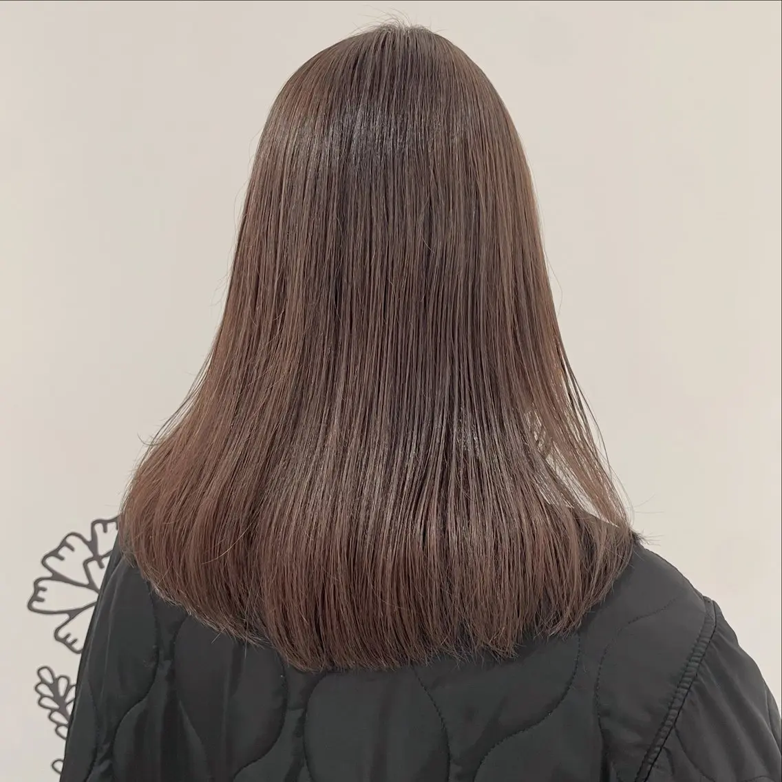 ミディアム ヘアカラー トリートメント 🎟ブリーチなし/艶 /暖色🎀くるみのヘアスタイル