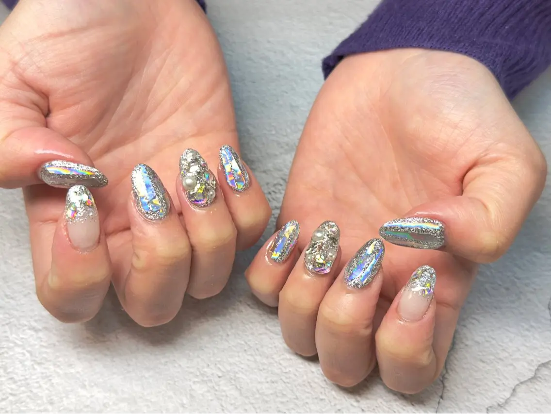 ネイル ハンドネイル Queennail 北堀江AYAのネイルデザイン