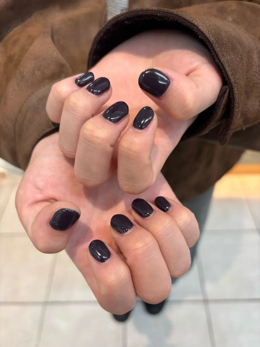 ネイル パープル ULL ikaのネイルデザイン