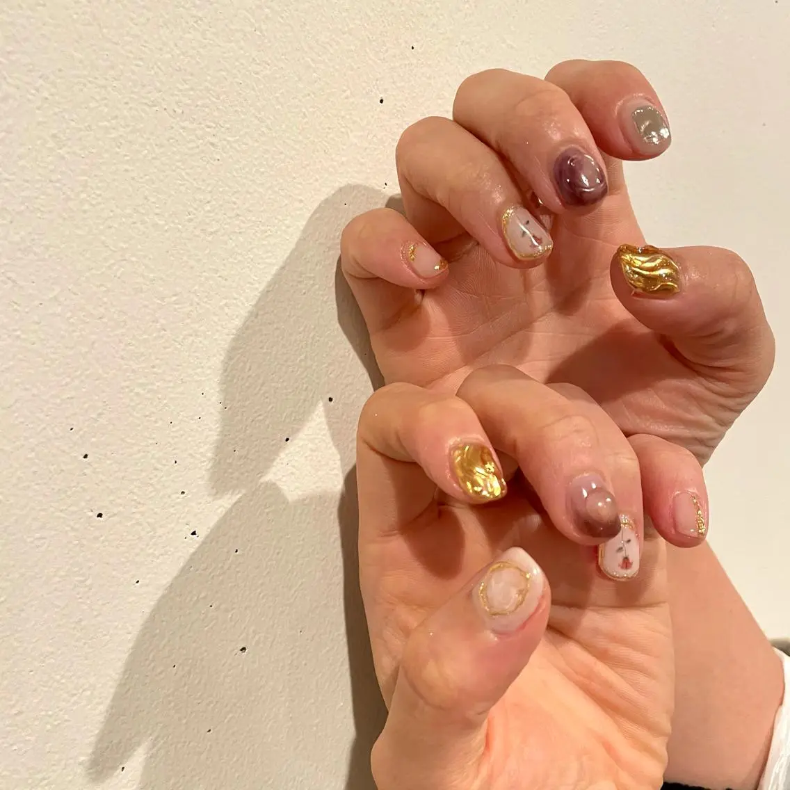 ネイル アートネイル フラワーネイル twoo______ miyuのネイルデザイン