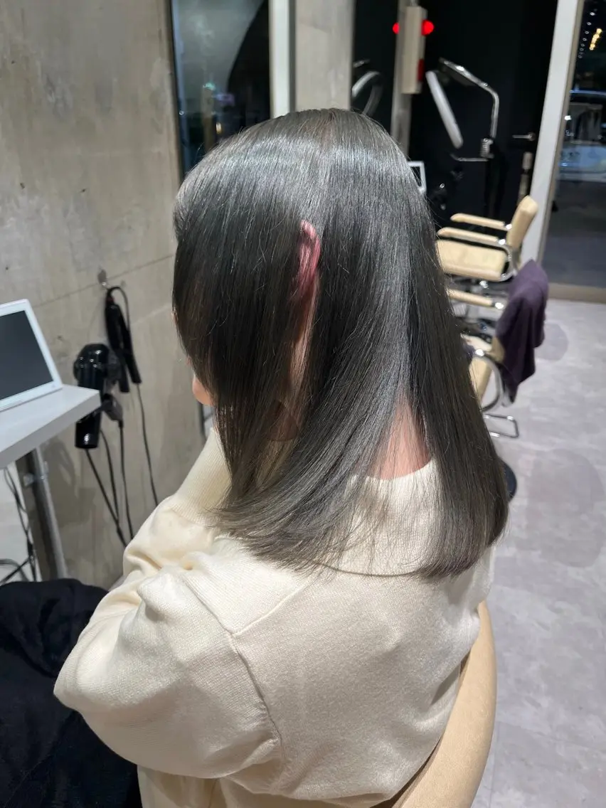 カラー mina🪐立川駅/ 無料ショートカットのヘアスタイル
