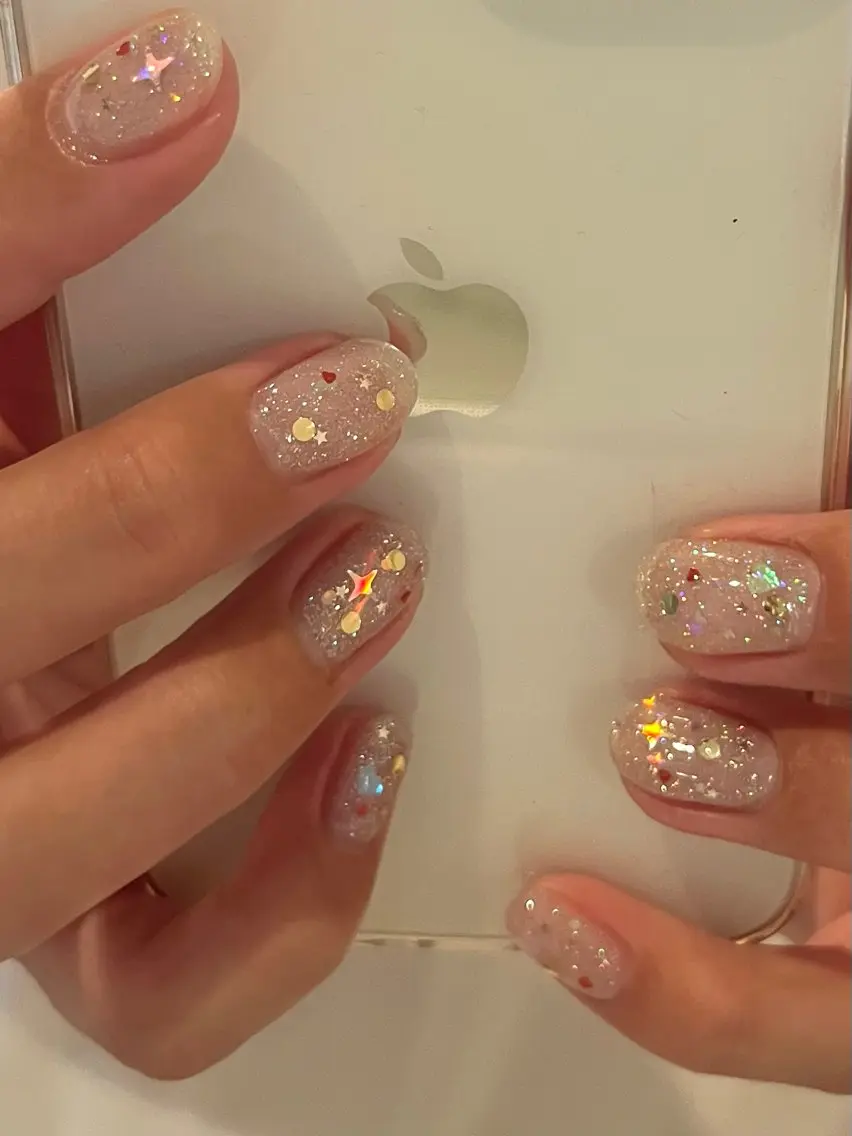 ネイル キラキラネイル ハンドネイル Hum nail  roomのネイルデザイン