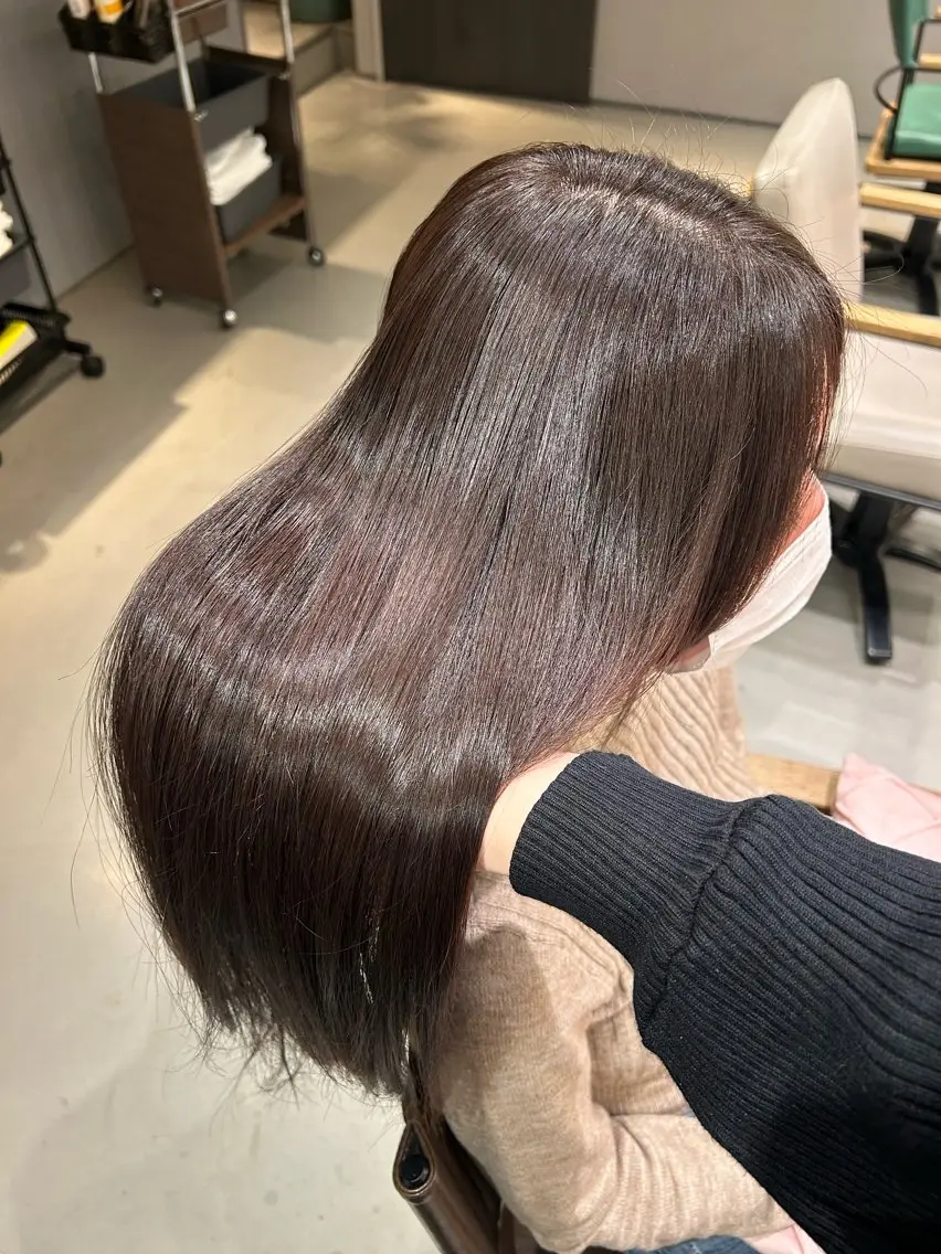 ロング カラー ヘアカラー トリートメント Hotaru/梅田 /茶屋町のヘアスタイル