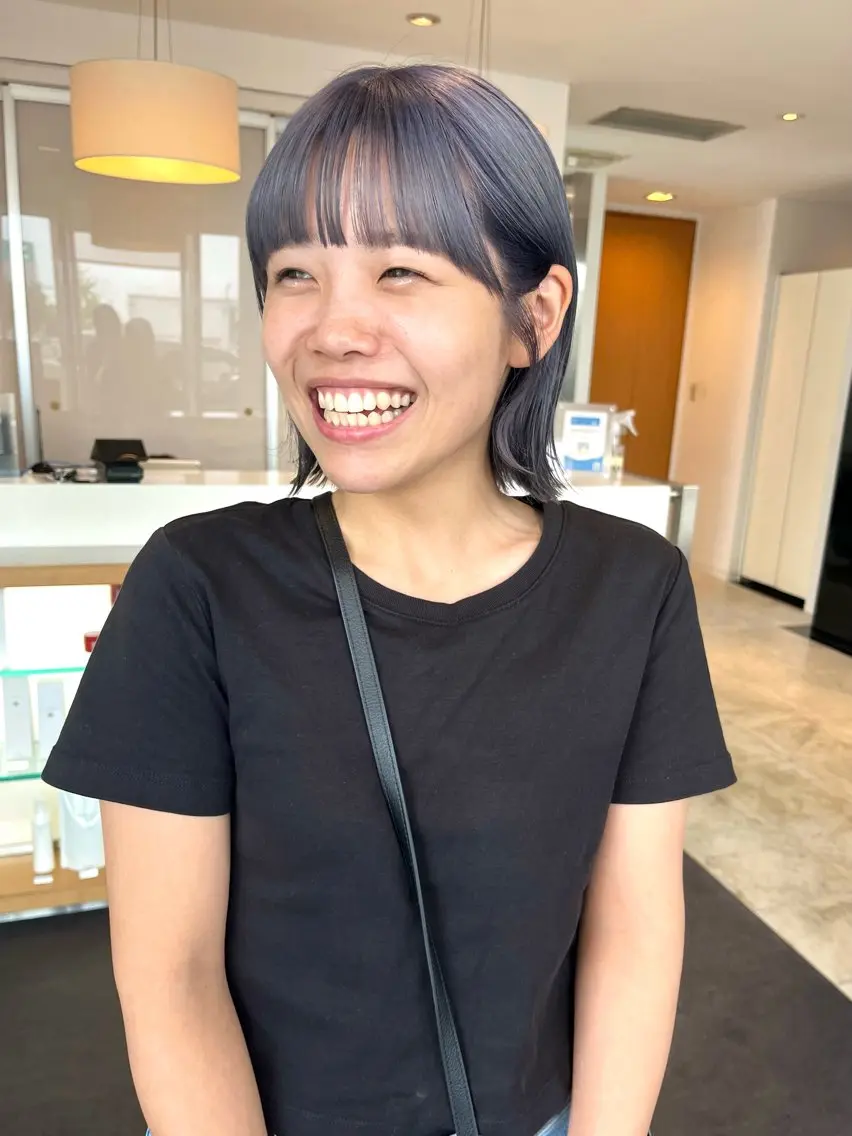 ショート カラー カット ヘアカラー トリートメント 村本 千優のヘアスタイル