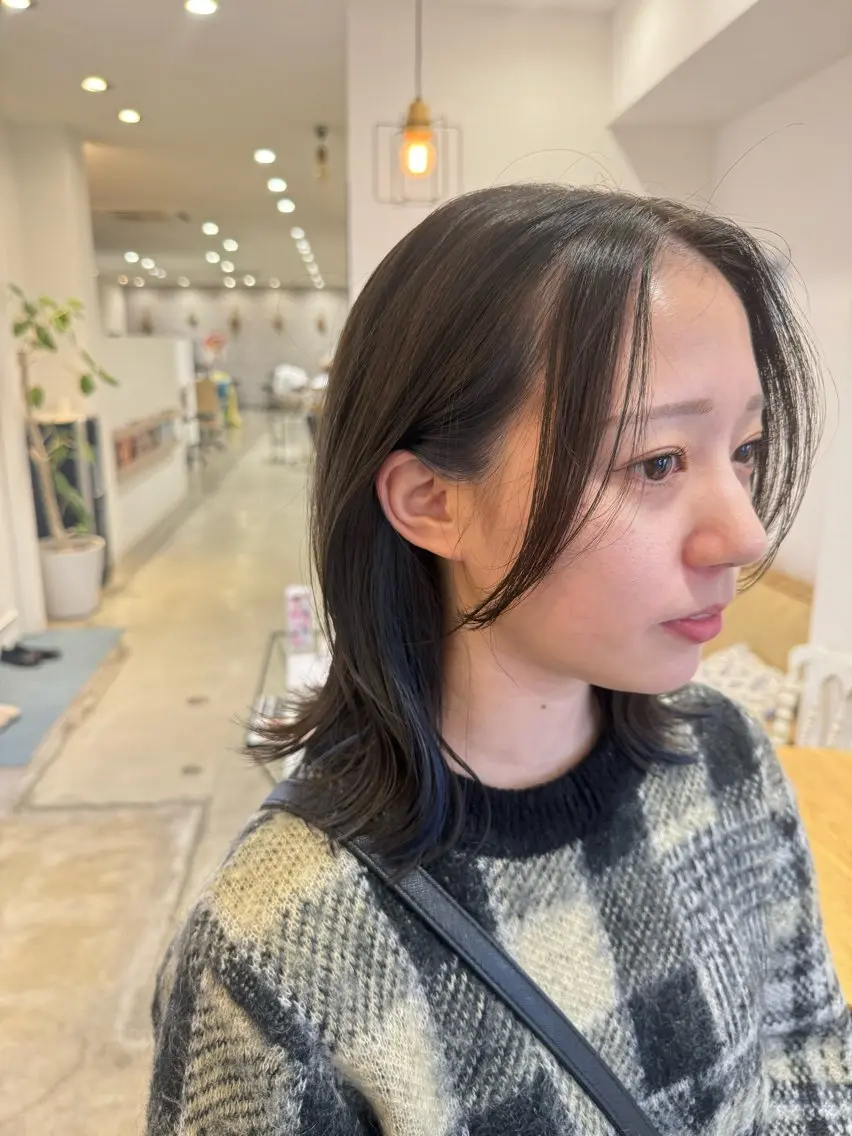 カラー ヘアカラー 國原 姫菜のヘアスタイル