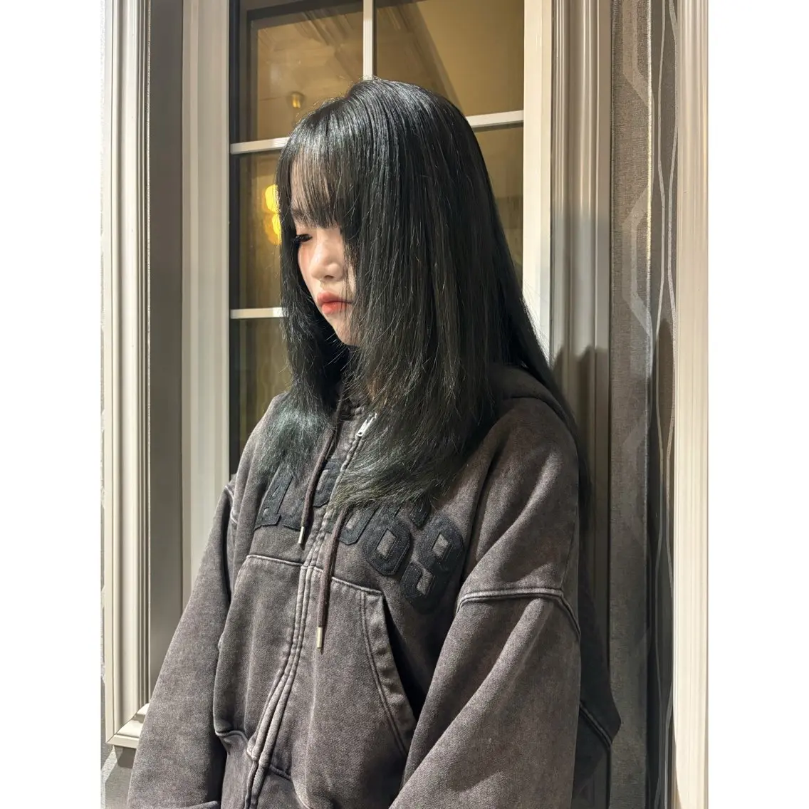 カラー 透明感カラー オリーブカラー ヘアカラー suzuka☘️ FLORIANのヘアスタイル