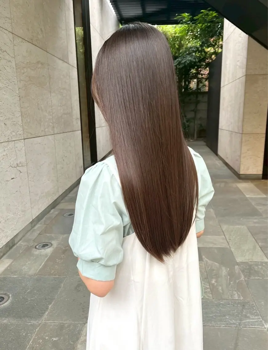 ロング ヘアカラー 透明感カラー/ 髪質改善🌼ruriのヘアスタイル