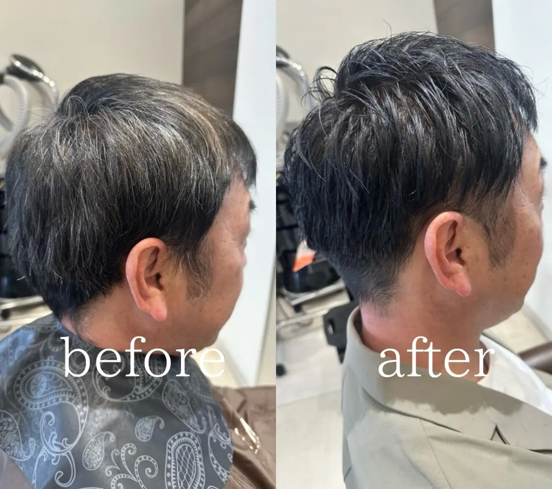 ショート メンズ カット ヘアカラー トリートメント 山本 麟太郎のヘアスタイル