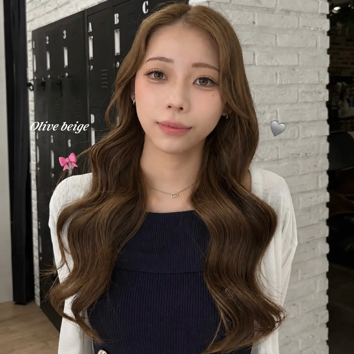 ロング カラー ヘアアレンジ ヘアカラー スズナ♡ 透明感カラー✩.*˚のヘアスタイル