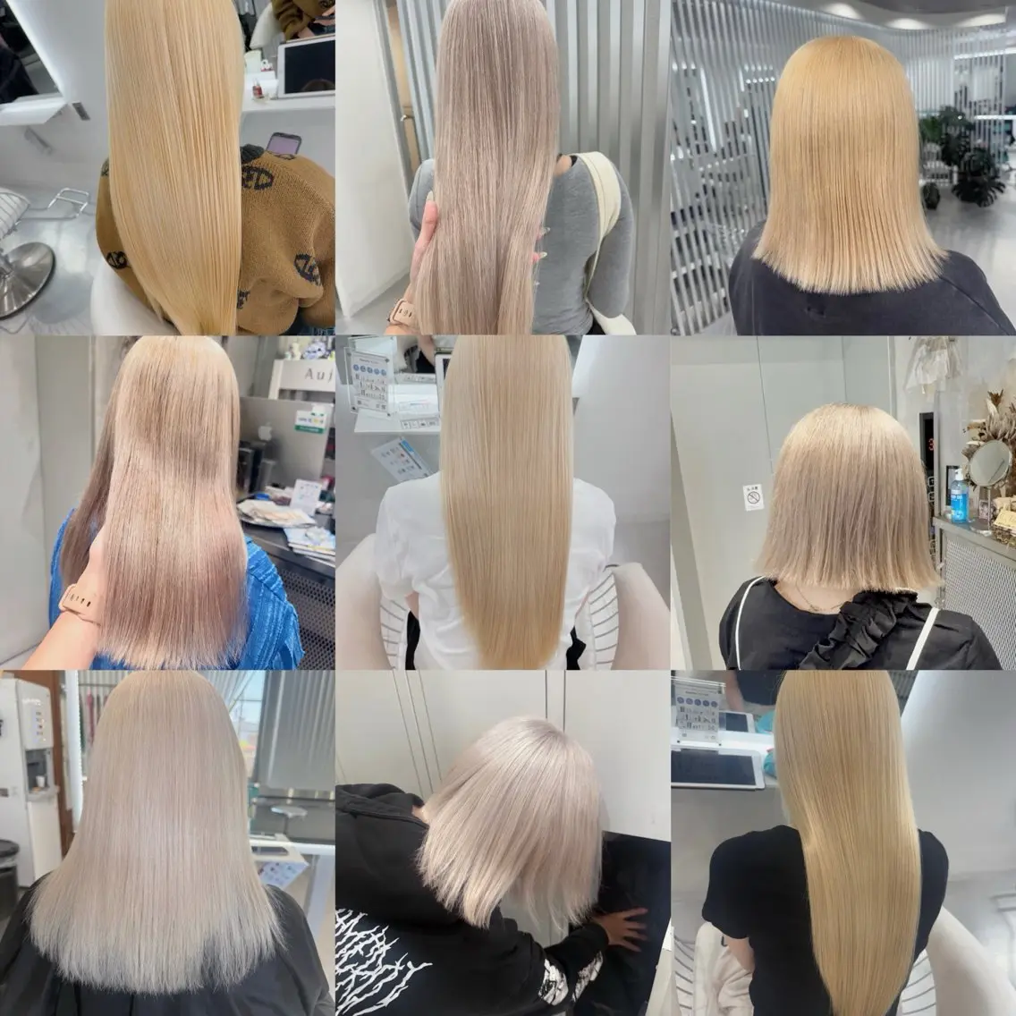 【🎀ハイトーンにしたい方限定🎀】ダメージレスブリーチ2回+艶カラー🫧の写真