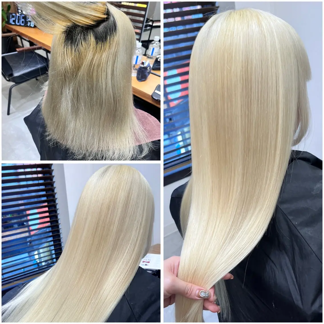 ロング カラー ブロンド ロング ヘアカラー トリートメント エクステ MAKO ❤️🔥NEXTのヘアスタイル