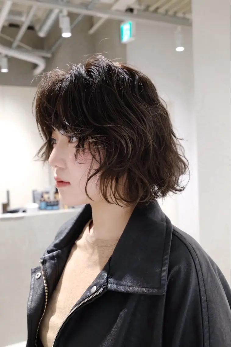 ショート らん カラーモデル募集中のヘアスタイル