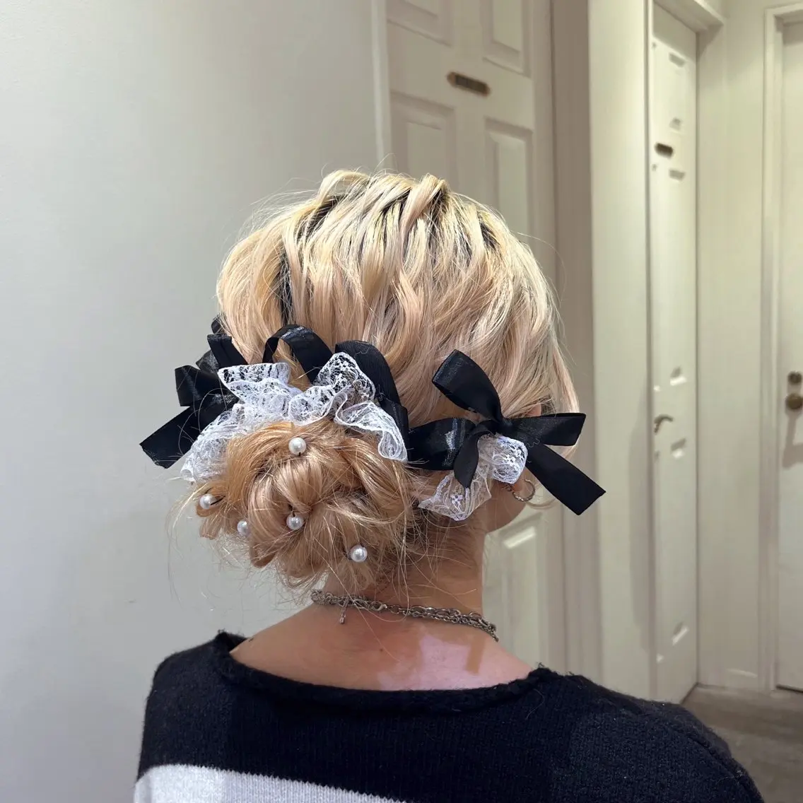 ヘアアレンジ 卒業式のヘアスタイル ヘアセット エクステ🎀 暖色カラー🎀amiのヘアスタイル