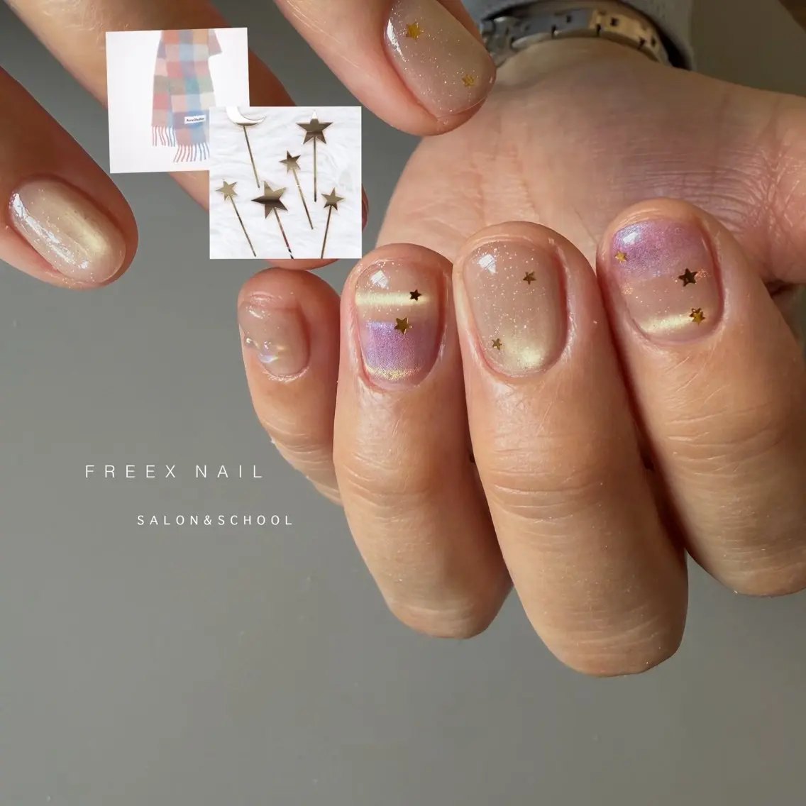 ネイル マグネットネイル freex nail /ニュアンス/個性派のネイルデザイン