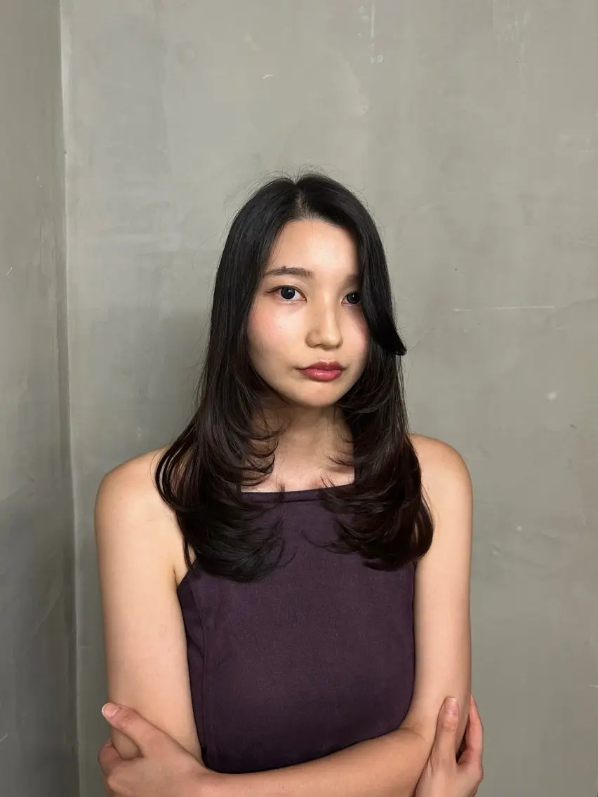 ロング カラー yuumi/透明感 艶モテカラー♡のヘアスタイル