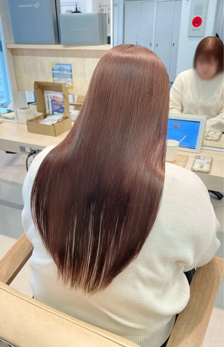 ロング カラー カット ヘアカラー トリートメント かずや🍀/髪質改善 /艶髪カラー/眉毛のヘアスタイル