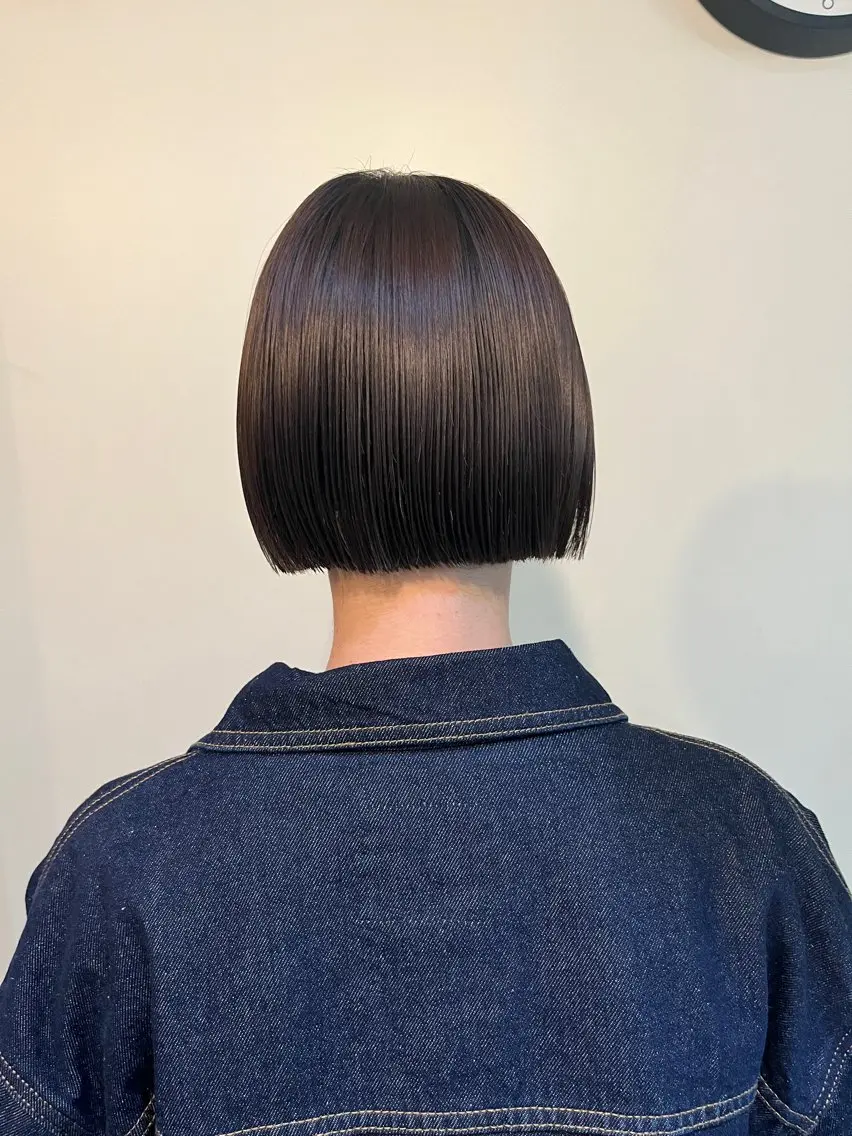 ショート 切りっぱなしボブ ボブ タッセルカット レイヤーカット\ウル フ　chinatsuのヘアスタイル