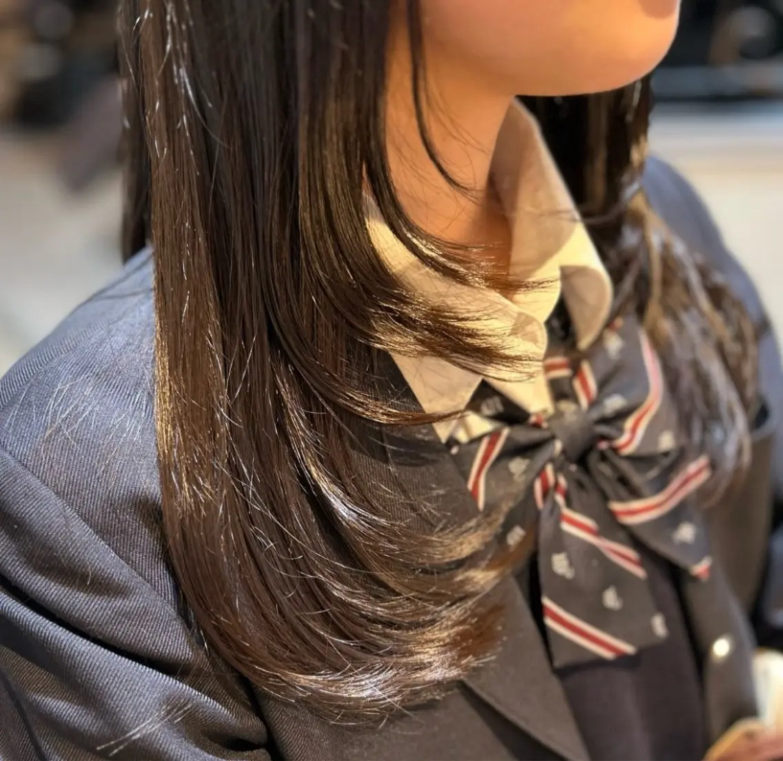 ミディアム ヘアアレンジ カット トリートメント Rina🌷 ダメージレスカラーのヘアスタイル