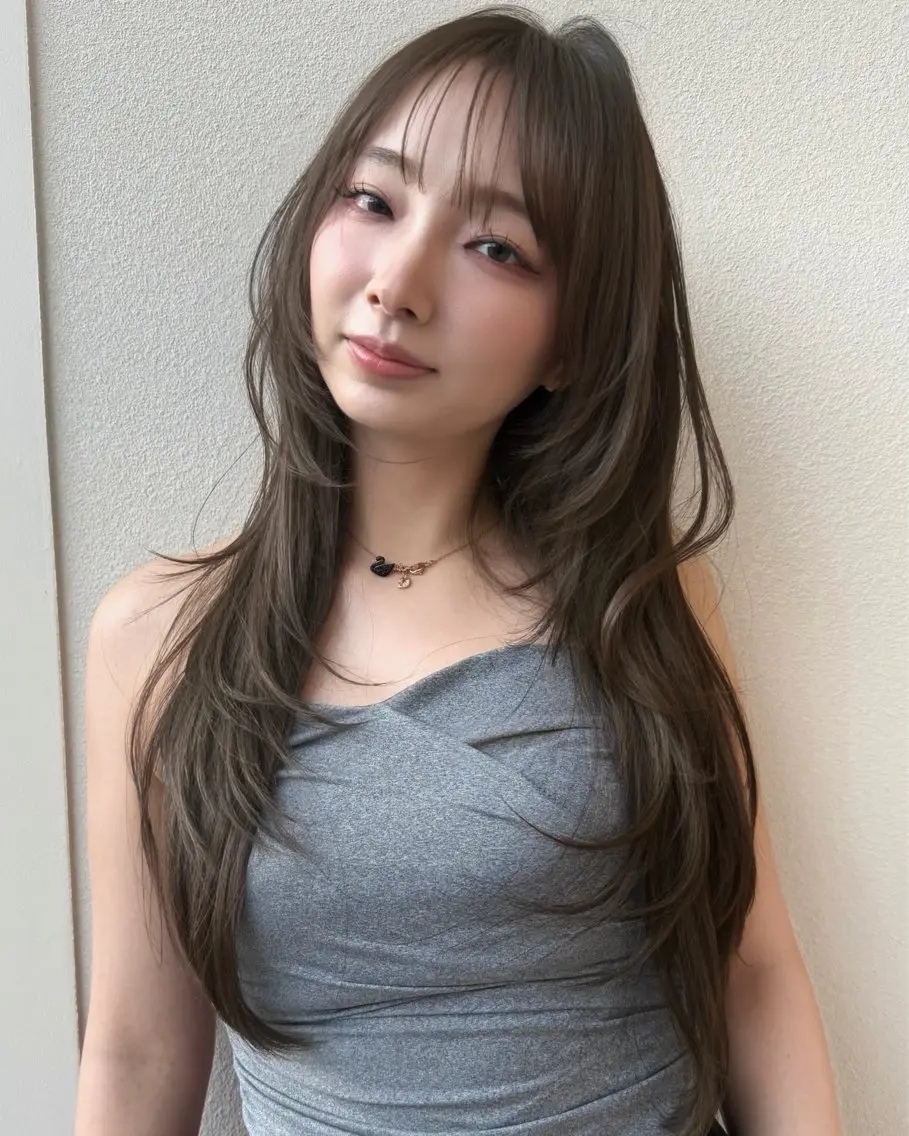 ロング カット 今岡 凜也のヘアスタイル