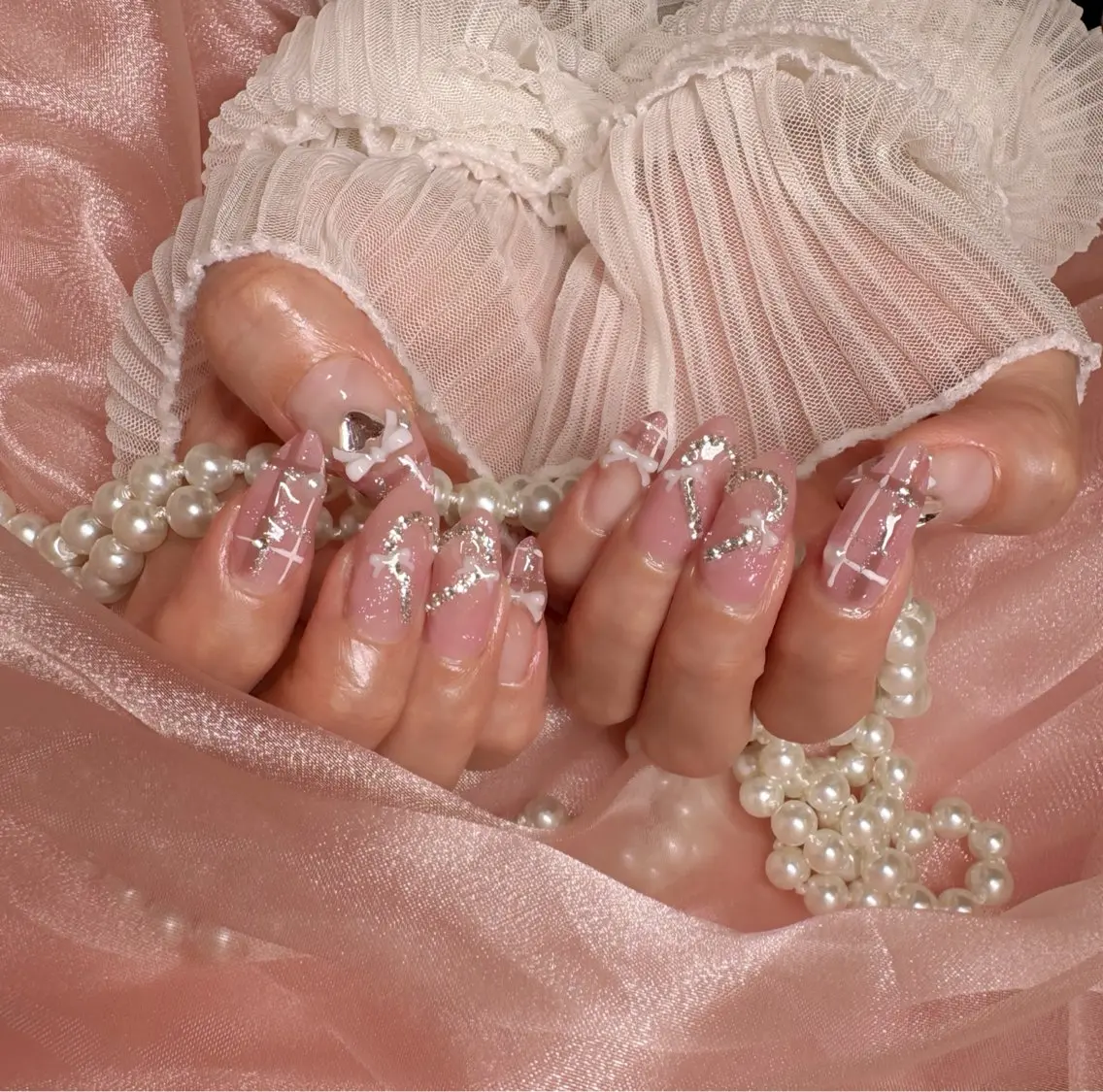 ネイル ピンク ハンドネイル Nail Salon macherieのネイルデザイン