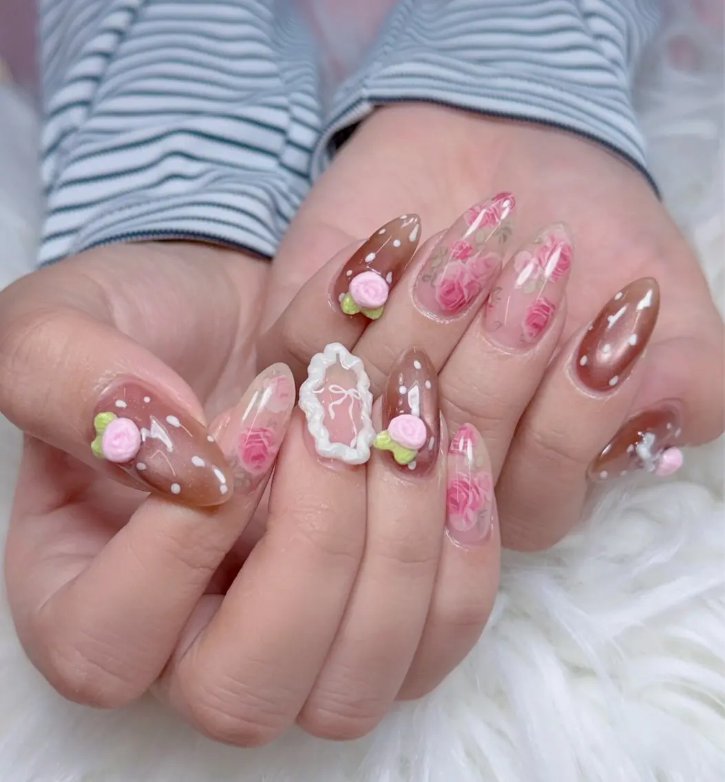 ネイル ハンドネイル ハンドケア DuLi Blinkのネイルデザイン