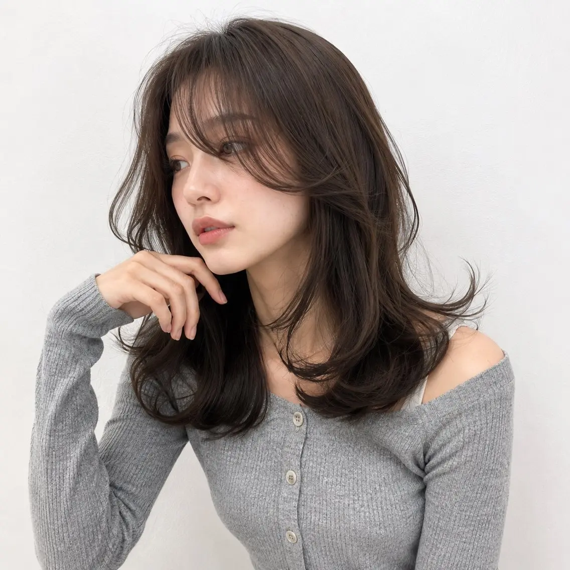 カラー バレイヤージュ ブリーチ ケアブリーチ 透明感カラー ダブルカラー カット ヘアカラー トリートメント 小田部慎也 海外レイヤー×艶髪のヘアスタイル