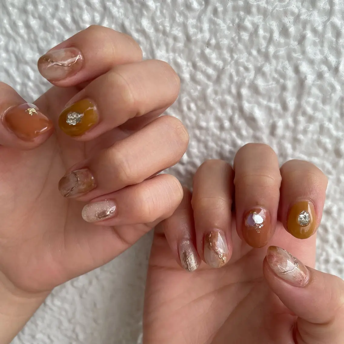 ネイル ハンドネイル カメレオン京橋🌻 草葉由佳のネイルデザイン