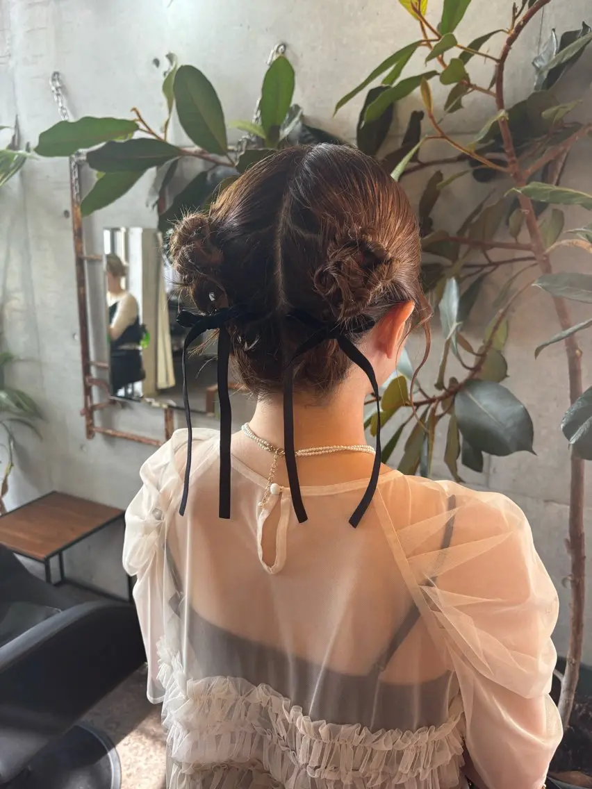 ショート ヘアアレンジ 大林 エリコのヘアスタイル