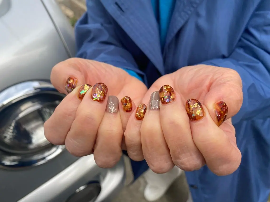 ネイル フレンチネイル ジェルネイル キラキラネイル 韓国ネイル マグネットネイル Nail Salon Dream Mamのネイルデザイン