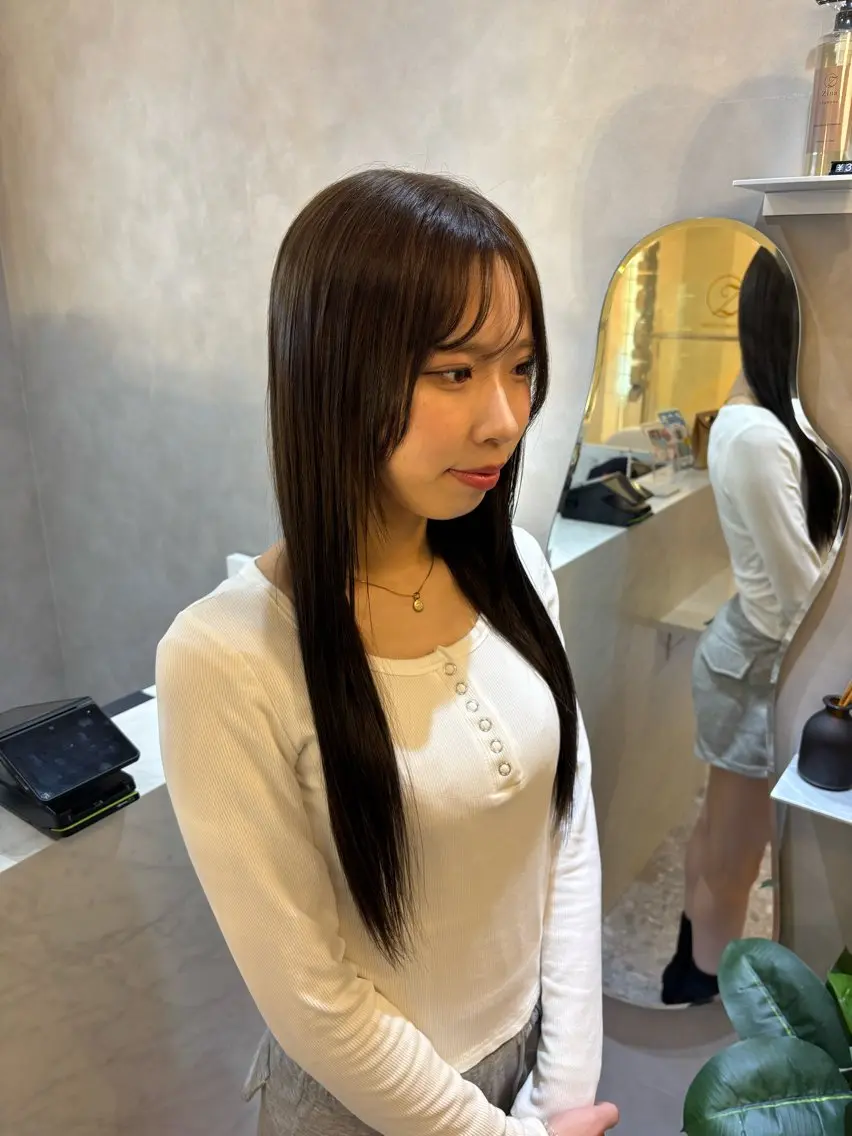 カラー ヘアカラー zina karin୨୧˙˳⋆のヘアスタイル