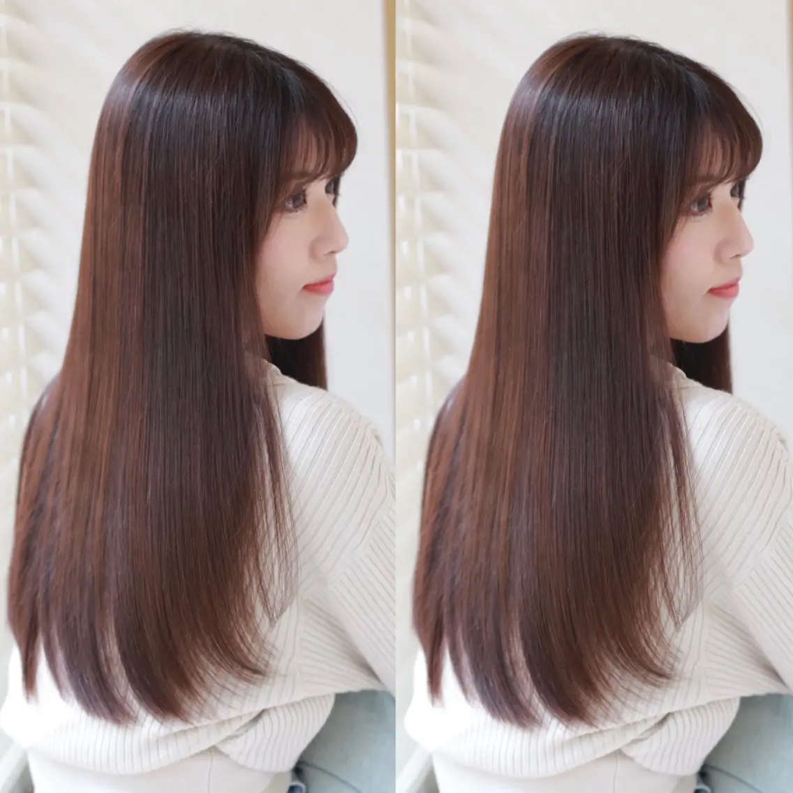 ✨【ツヤ髪】✨カット➕プラチナストレート➕ダメージ除去炭酸泉✨の写真
