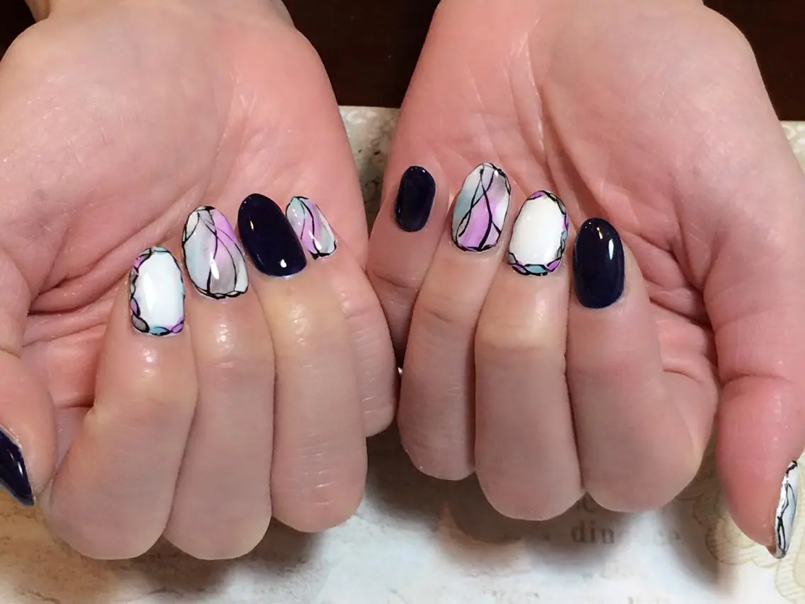 ネイル アートネイル ニュアンスネイル jdn kayokoのネイルデザイン