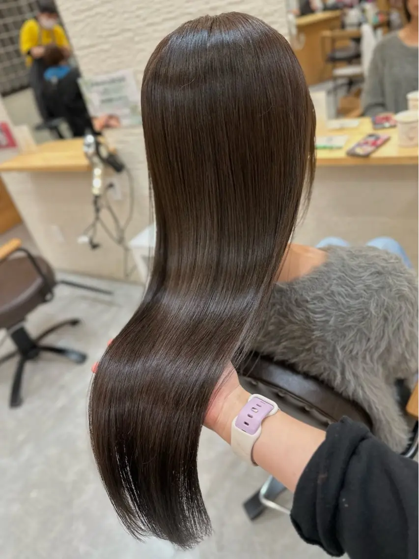 ロング カット ヘアカラー トリートメント ROPE🫧 フウカのヘアスタイル