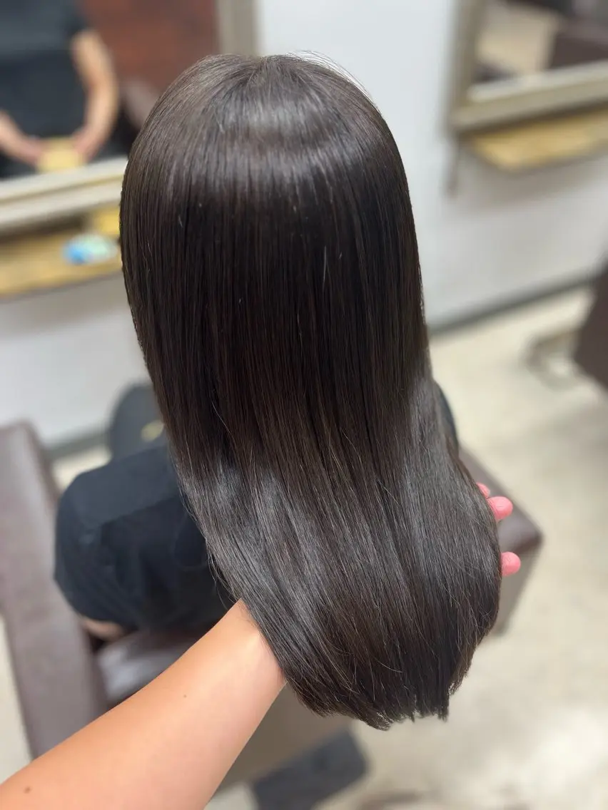 ロング カラー パーマ 産休の為お休みです! 小島凜のヘアスタイル