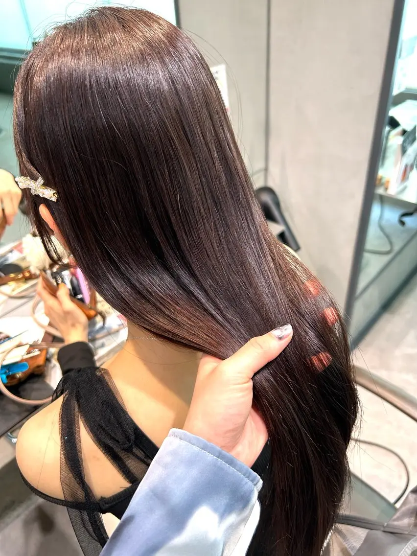 ロング ヘアカラー トリートメント 真子由衣奈/大手町 / 丸の内 / 東京のヘアスタイル