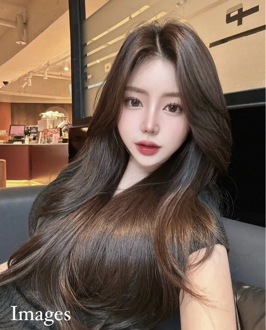 ロング カット ヘアカラー トリートメント 海野翔吾🇨🇳 ワンホンレイヤーのヘアスタイル