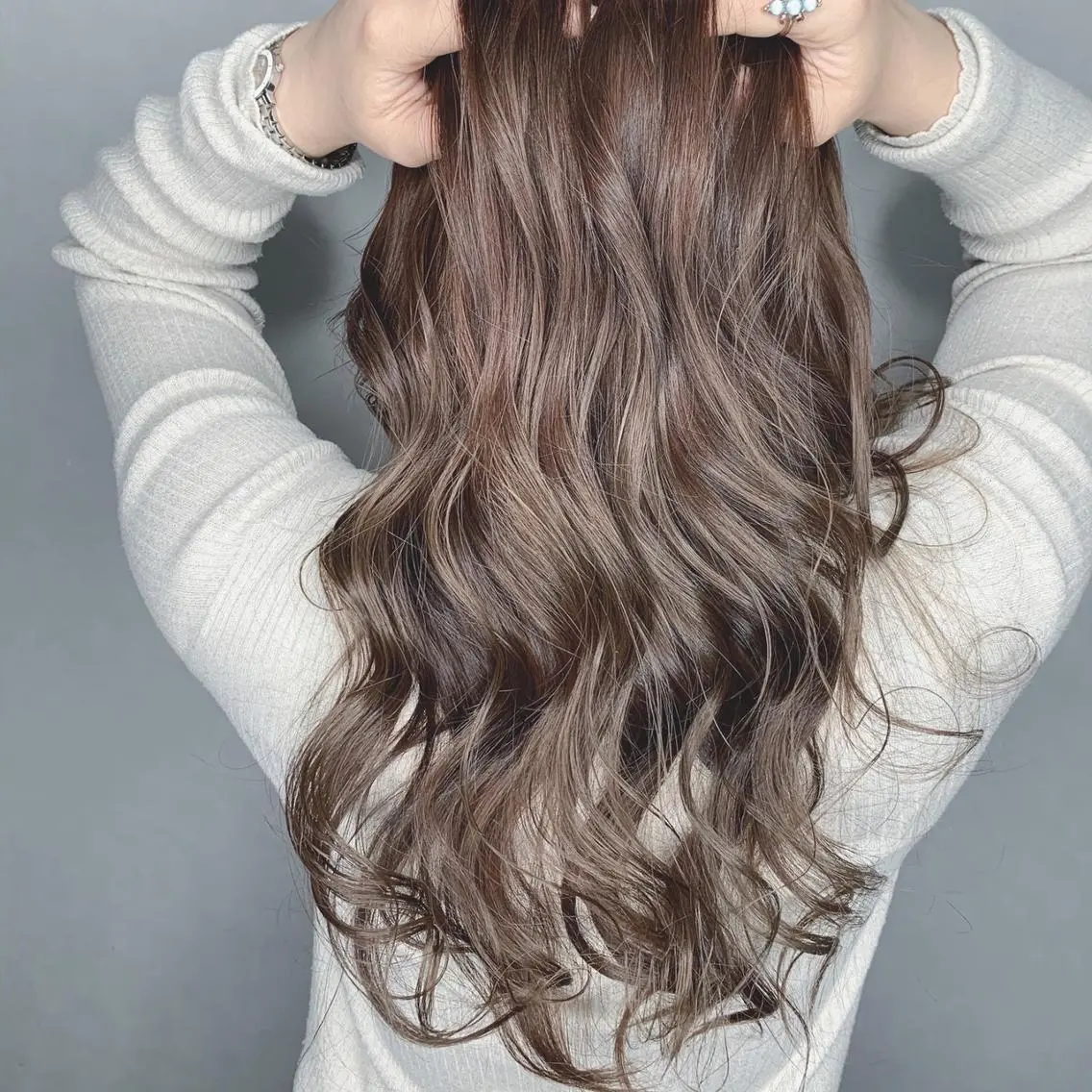 セミロング カラー パーマ ヘアアレンジ メンズ キッズ ネイル マツエク・マツパ 学生(メンズ向け) 学生 ヘアカラー 新宿駅近♡友達とOK 🦋W -ワット -のヘアスタイル