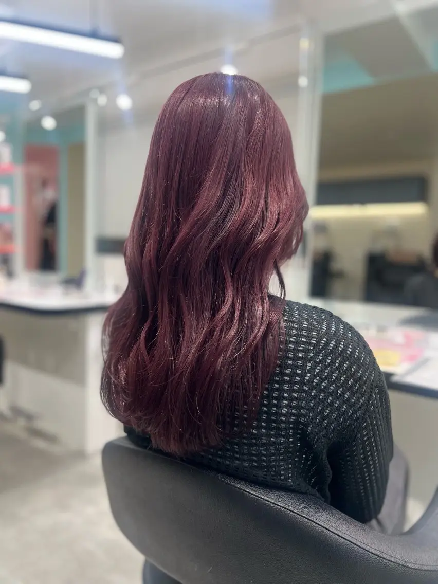 セミロング ヘアカラー レイヤー/ダブルカラ ー🎀Sayakaのヘアスタイル