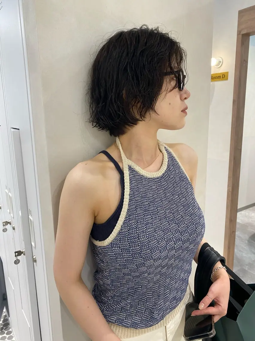 ミディアム カラー 砂原 ひよりのヘアスタイル