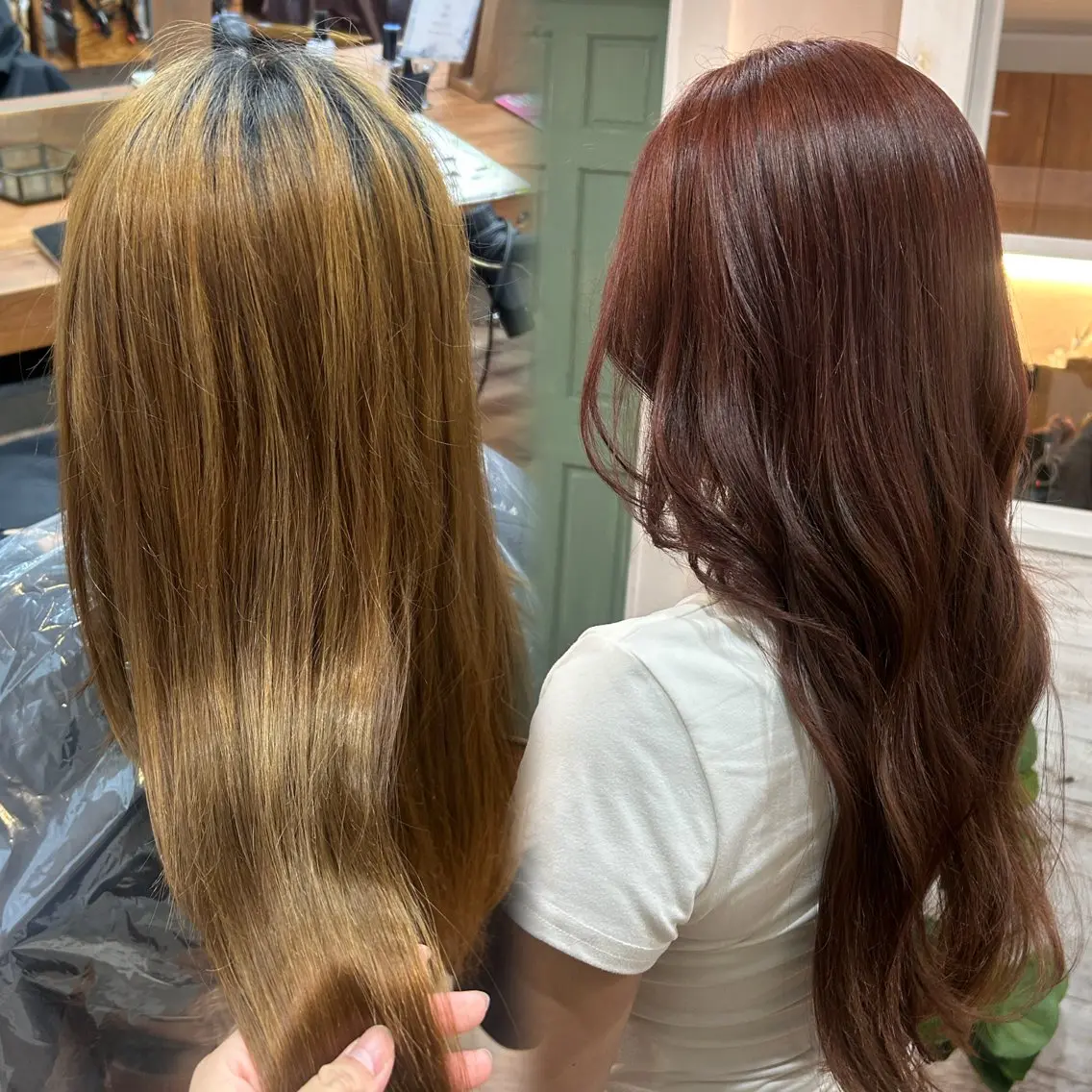 カラー ヘアカラー 伊禮 沙耶のヘアスタイル