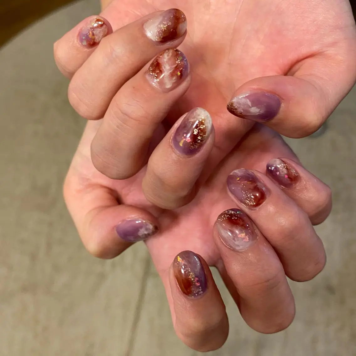 ニュアンスネイル🦋持ち込みデザインok！オフ込み90分の写真
