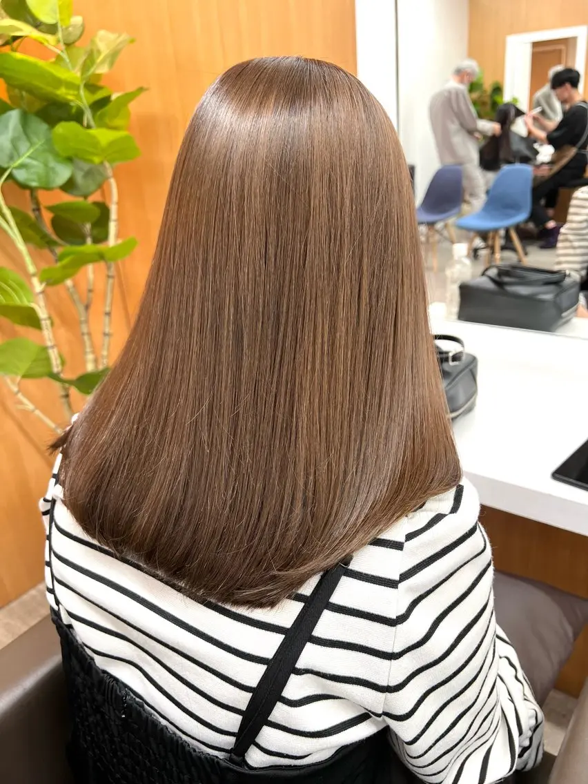 ミディアム カラー 透明感カラー ゆうだいのヘアスタイル