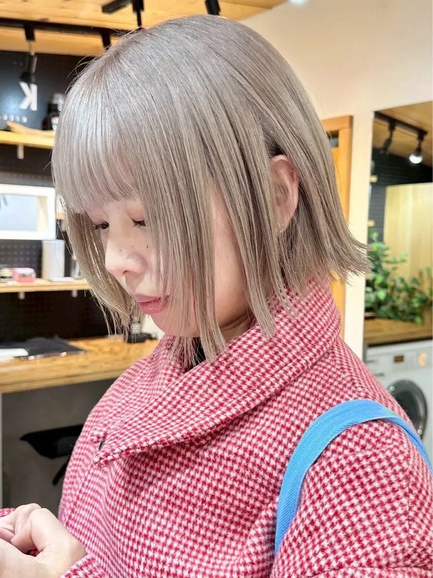 ショート カラー マナ /透明感カラー🩰のヘアスタイル