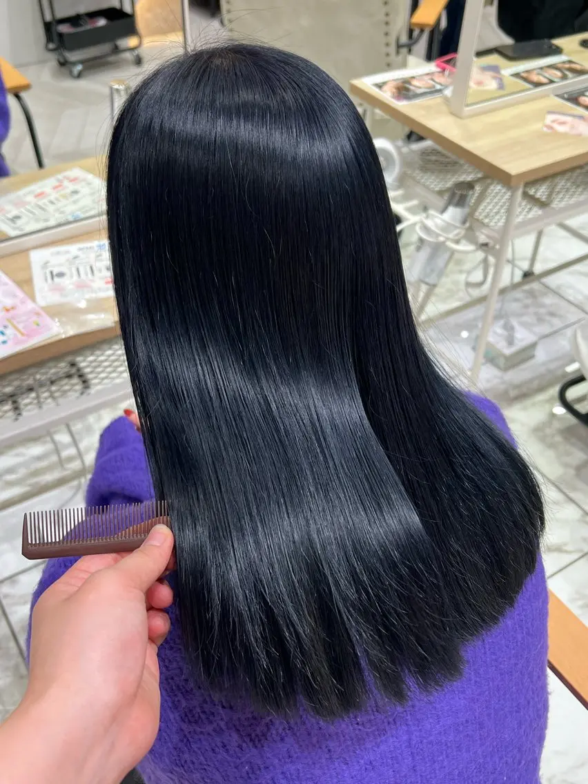セミロング 髪質改善 トリートメント ヘアカラー トリートメント レディースパーマ 🧺🪽/SHUNOのヘアスタイル